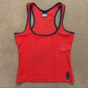 Nike mesh crop tank top